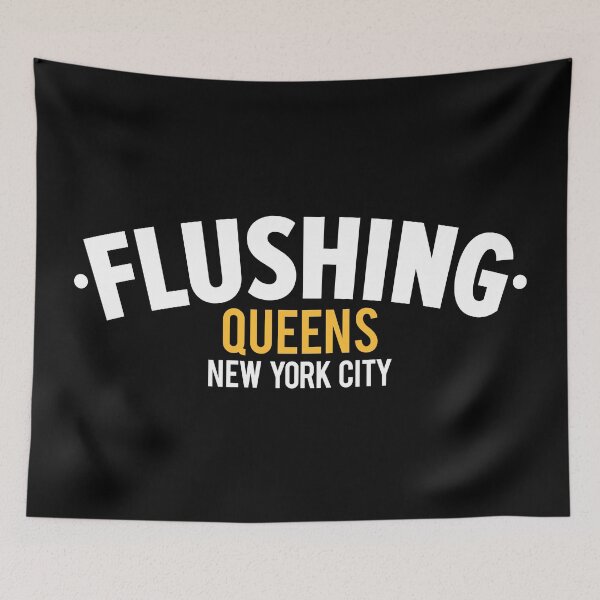 Item preview, Flushing Queens Logo - A Minimalist Ode to Borough's Vibrant Heart designed and sold by Boogosh.