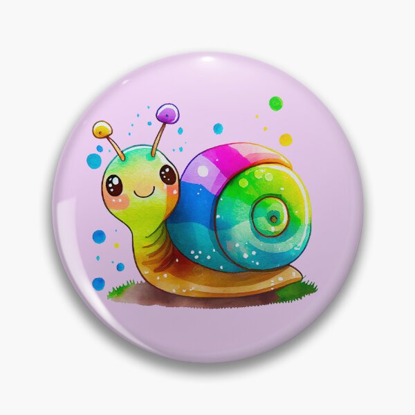 Item preview, Cute Colorful Snail designed and sold by ZenEvoke.