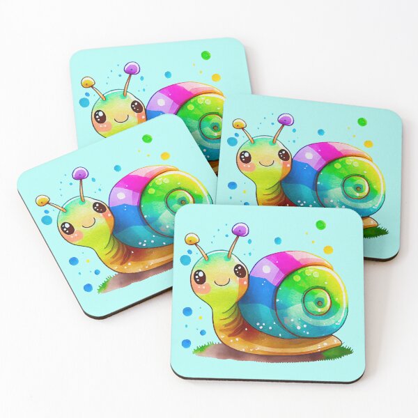Item preview, Cute Colorful Snail designed and sold by ZenEvoke.