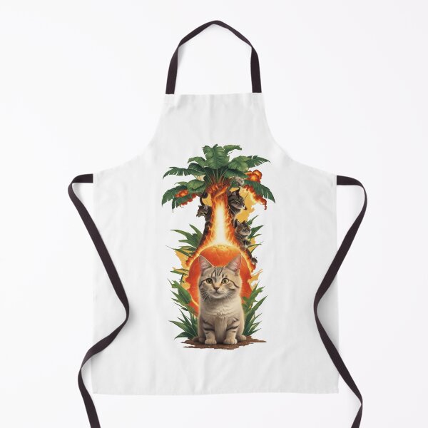 Item preview, cat over nuclear explosion designed and sold by Karaz's Animal Kingdom.