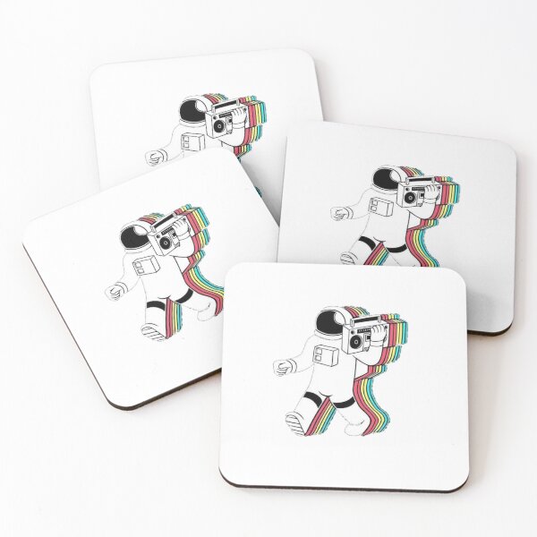 Item preview, Astronaut listening to music tshirt  designed and sold by Chic Vógue.