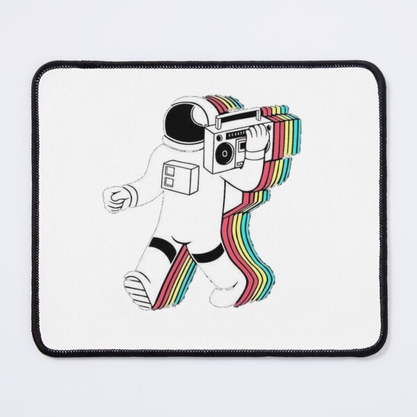 Item preview, Astronaut listening to music tshirt  designed and sold by Chic Vógue.