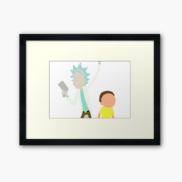 Rick and Morty Framed Art Print