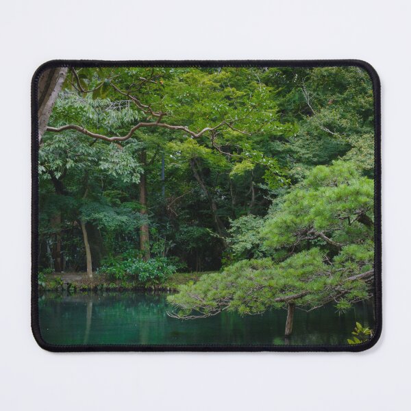 Item preview, Japanese Garden and Pond on Temple Grounds in Tokyo, Japan designed and sold by Pix4Japan.