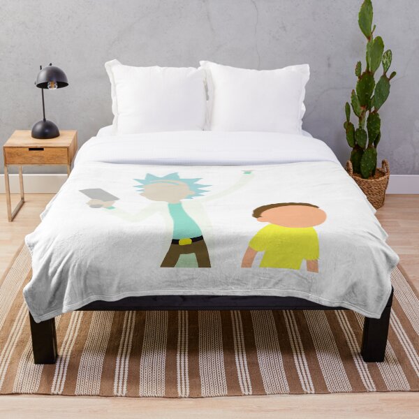 Rick and Morty Throw Blanket