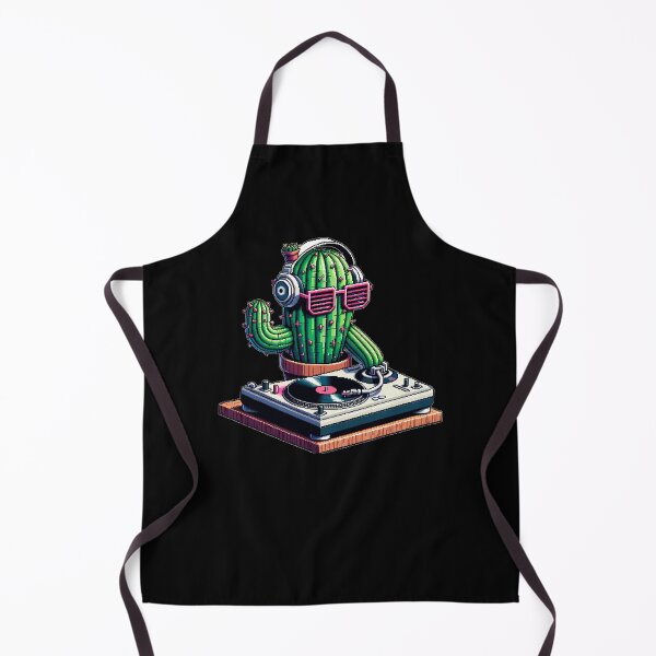 Item preview, Spiky Tunes DJ Cactus - Cyberpunk Pixel  designed and sold by PixelPunkster.