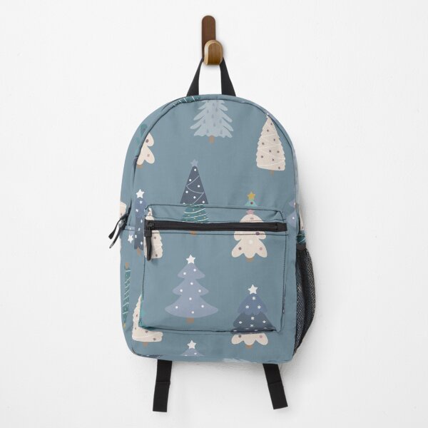 Item preview, Holiday Trees: Merry Christmas Blue Pattern designed and sold by ArtByKattie.