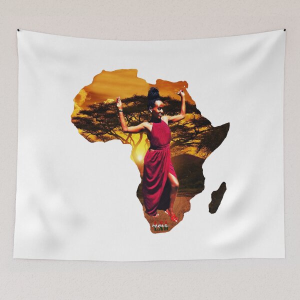 Item preview, Dancing in Africa; Mona Leilah;  designed and sold by Mona-Leilah.
