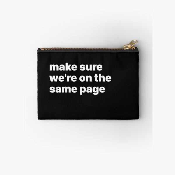 Item preview, Make sure we're on the same page designed and sold by sparrowski.