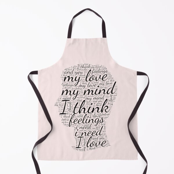 Item preview, typographic graphics in the shape of a head designed and sold by Gadet100.