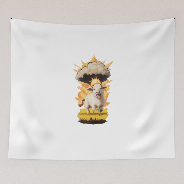 Item preview,  funny farm animal over explosion designed and sold by Karaz's Animal Kingdom.