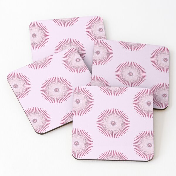 Item preview, pink concentric in pink designed and sold by designmari.