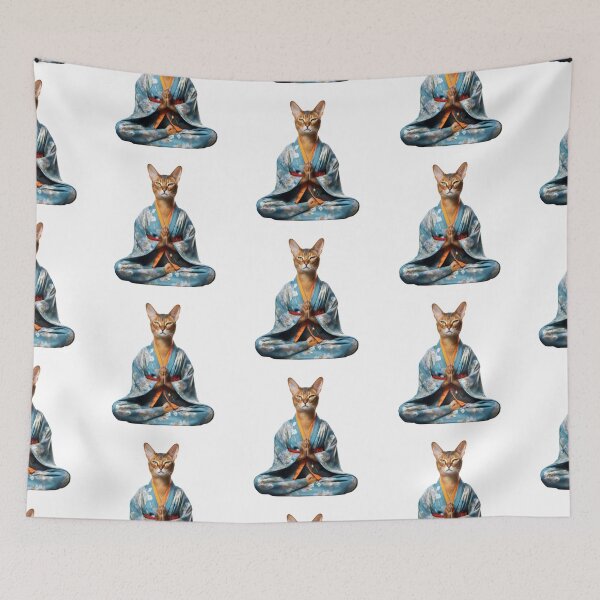 Item preview, Cat Buddha, home decoration, buddha Modern art home decoration designed and sold by MartynGrey.