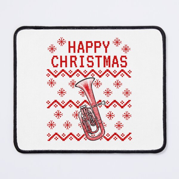 Item preview, Tenor Horn Ugly Christmas Hornist Brass Teacher Musician designed and sold by doodlerob.