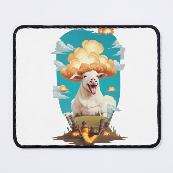 Item preview, funny farm animal over explosion designed and sold by Karaz's Animal Kingdom.