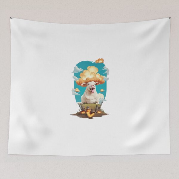 Item preview,  funny farm animal over explosion designed and sold by Karaz's Animal Kingdom.