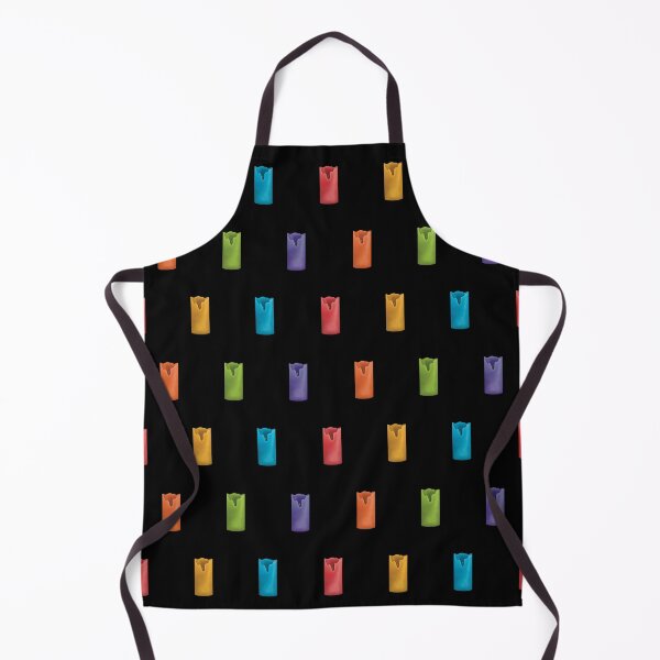 Artikelvorschau, Regenbogenkerzen (alternatives Muster und individuelle Aufkleber/Magnete) entworfen und verkauft von MadeByGeeClowes.
