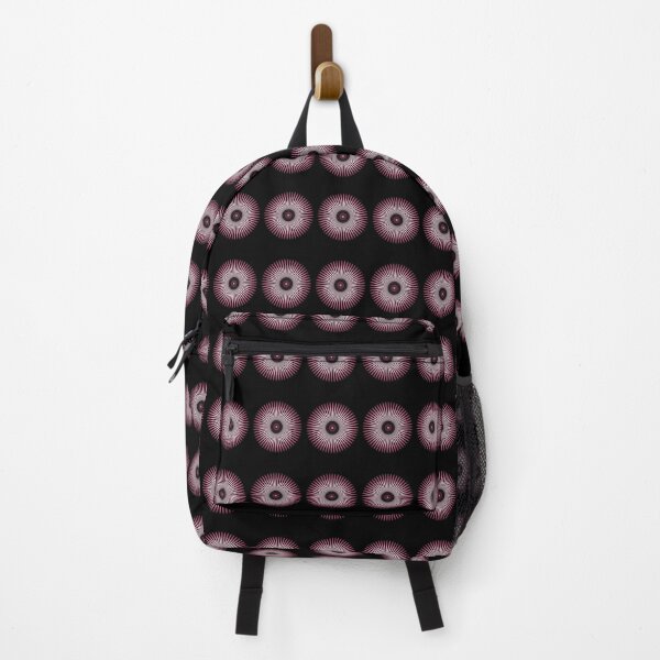 Item preview, pink concentric in black designed and sold by designmari.