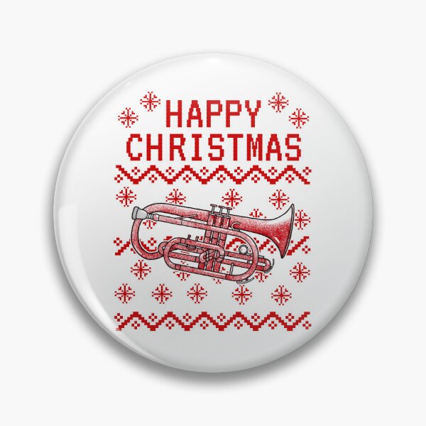 Item preview, Cornet Ugly Christmas Cornetist Brass Teacher Musician designed and sold by doodlerob.