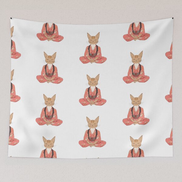 Item preview, Cat Buddha, buddha Modern art home decoration designed and sold by MartynGrey.