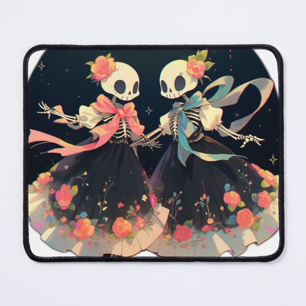 Item preview, Skeleton girls dancing designed and sold by ArtisticBreeze.