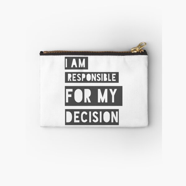Item preview,  am responsible for my decision t-shirt  designed and sold by productsFuture.