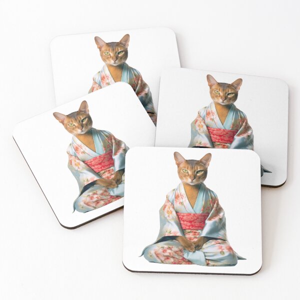 Item preview, Cat Buddha, Buddhist symbol, home decoration designed and sold by MartynGrey.