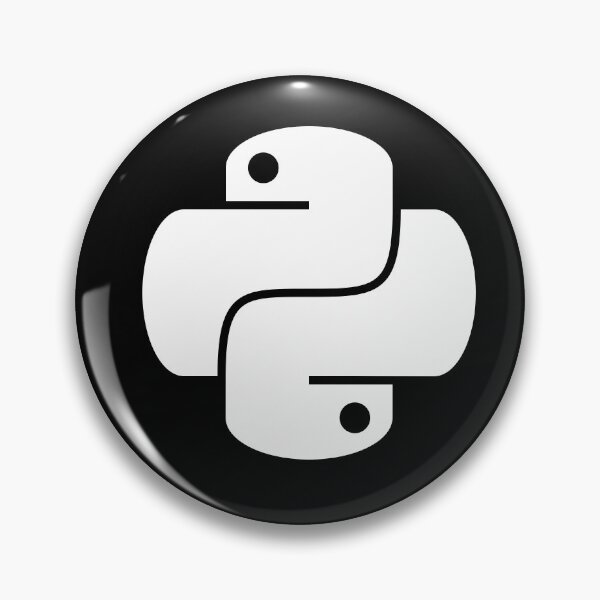 Item preview, Python Logo (black on white) designed and sold by philipdangpro.