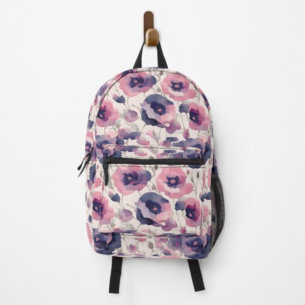 Item preview, Pink Purple Poppy Flower - Poppies Pattern designed and sold by FlowerMeFlorals.
