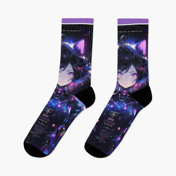 Item preview, Anime Cute Cat Girl | Quality Anime Girl Artwork | Sci-Fi Manga Girl Anime Art designed and sold by AlNoah.