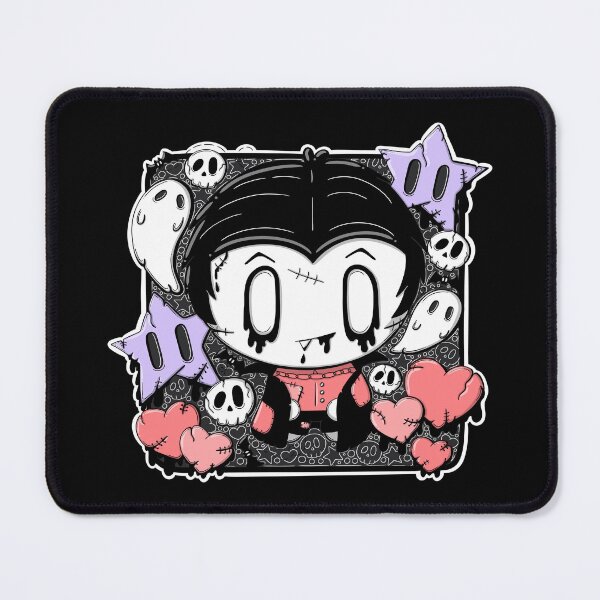 Item preview, Victor the zombie vampire boy in kawaii style designed and sold by studiomogwai.