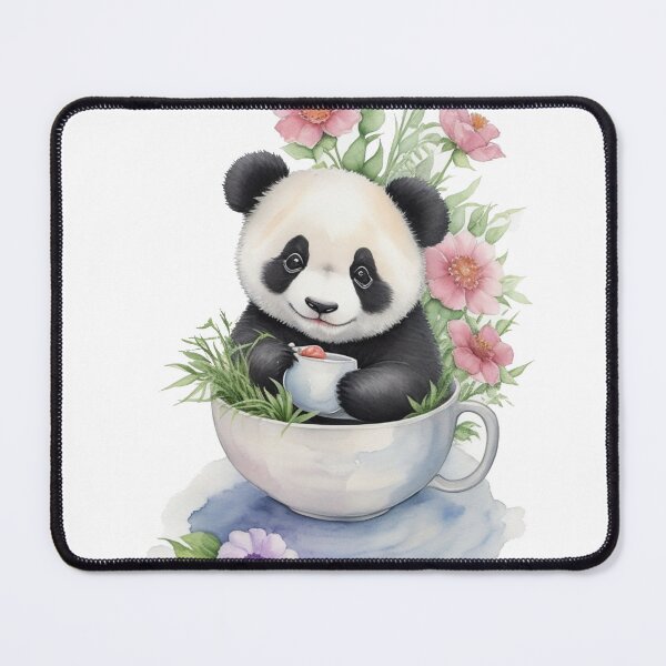 Item preview,  cute panda in a cup designed and sold by Karaz's Animal Kingdom.