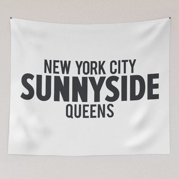 Item preview, Sunnyside Queens Logo - Artistry Meets Simplicity in Urban Elegance designed and sold by Boogosh.