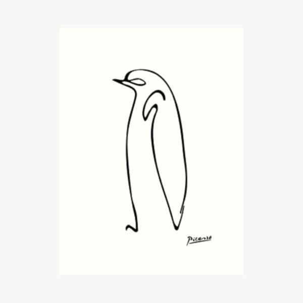 Picasso Penguin Art Print