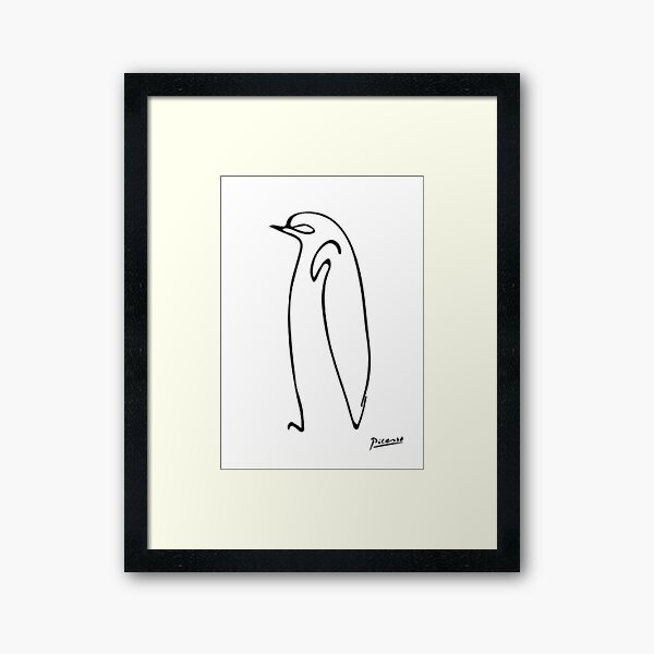 Picasso Penguin Framed Art Print