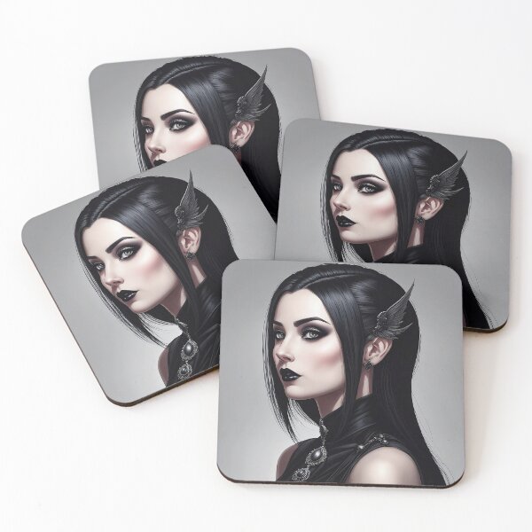 Item preview, Raven Haired Enigmatic Beauty designed and sold by AICreativeArts.