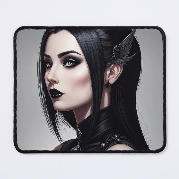 Item preview, Raven Haired Enigmatic Beauty designed and sold by AICreativeArts.