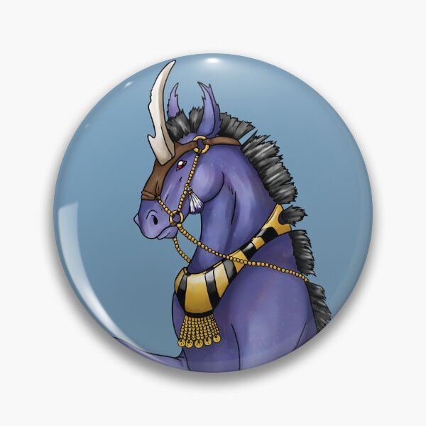 Item preview, Dark Unicorn with Gold Accessories designed and sold by RavenKingCrafts.