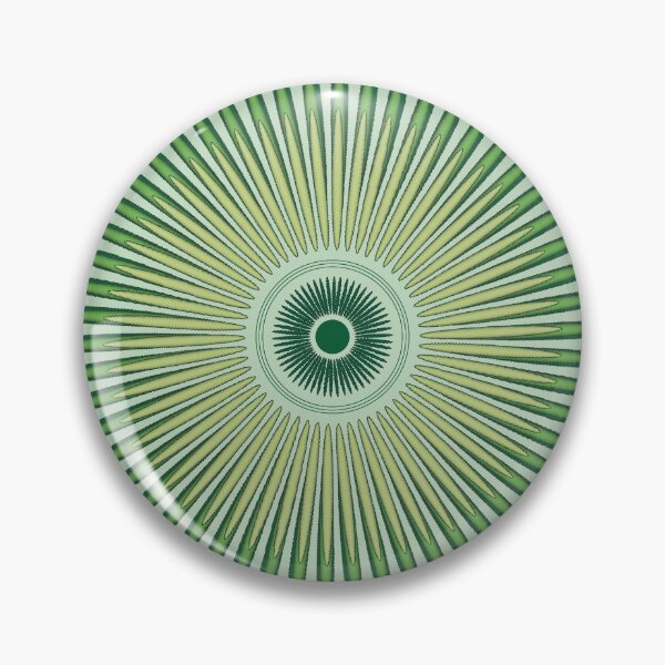 Item preview, green concentric in green designed and sold by designmari.