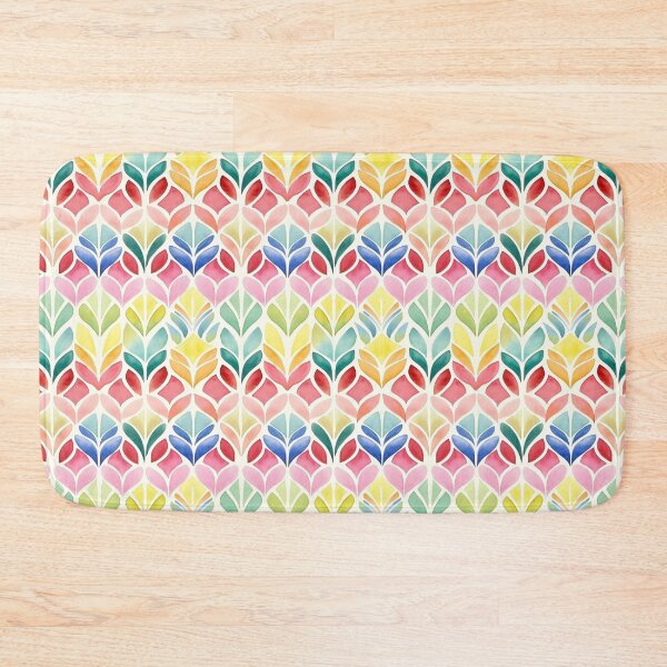 Item preview, Colorful leaf seamless pattern 06 designed and sold by Phumtanis66.