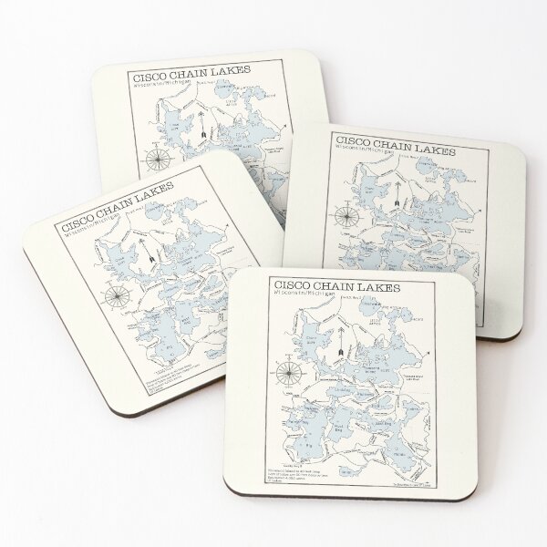 Item preview, Cisco Chain Lakes Wisconsin and Michigan States designed and sold by Jean Plout.