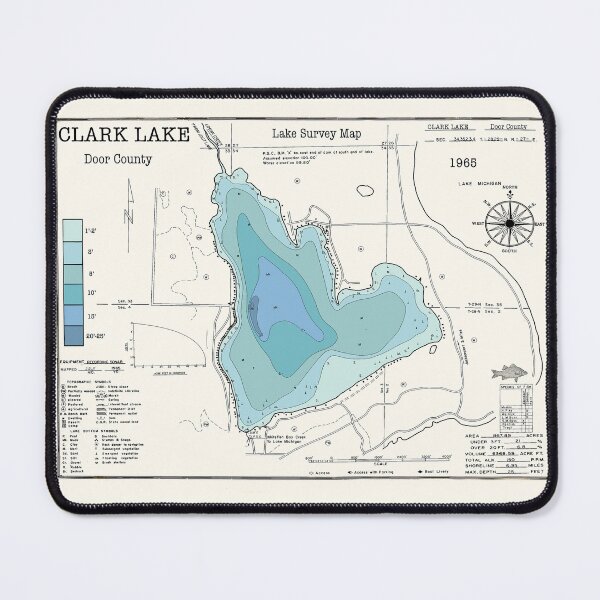 Item preview, Clark Lake WI Door County designed and sold by Jean Plout.