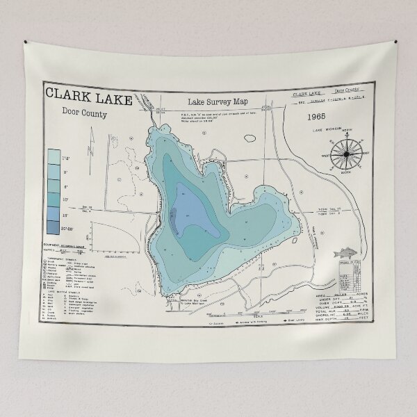 Item preview, Clark Lake WI Door County designed and sold by Jean Plout.