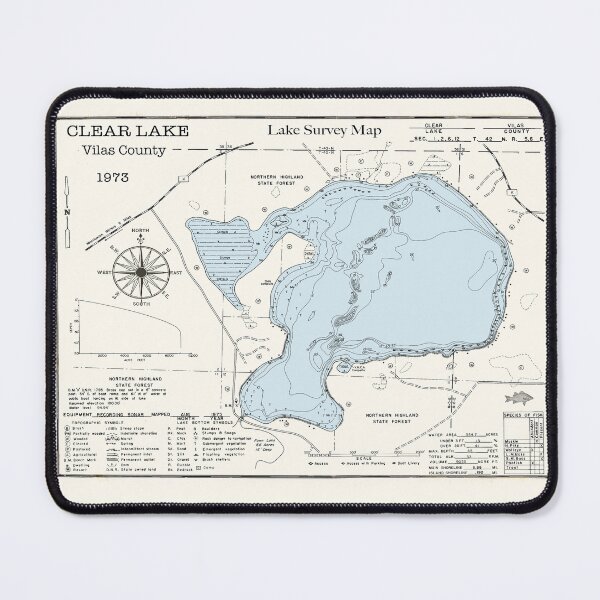 Item preview, Clear Lake WI Vilas County designed and sold by Jean Plout.