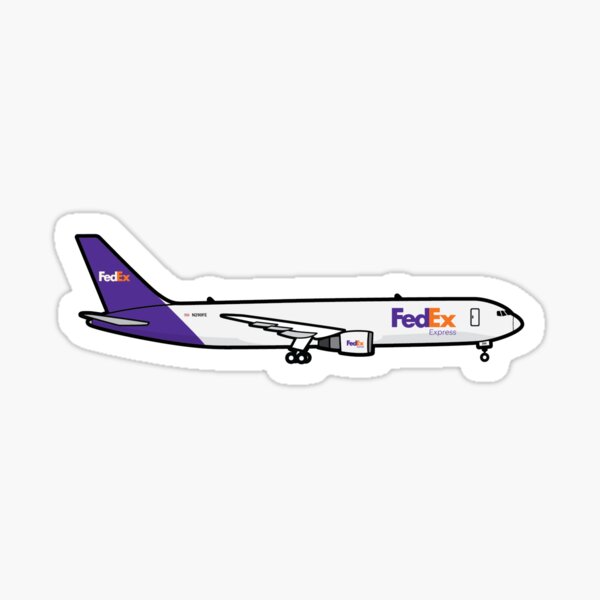 Item preview, FedEx Boeing 767 designed and sold by PilotDecals.