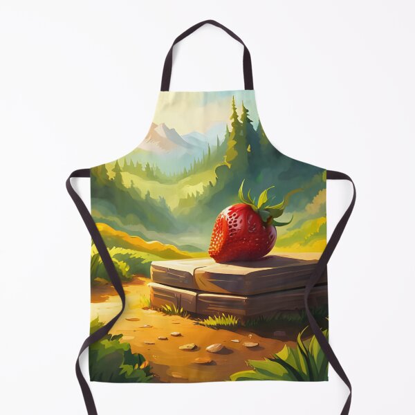 Item preview, Lone Strawberry in Field, Ai Generated Art designed and sold by ACC .