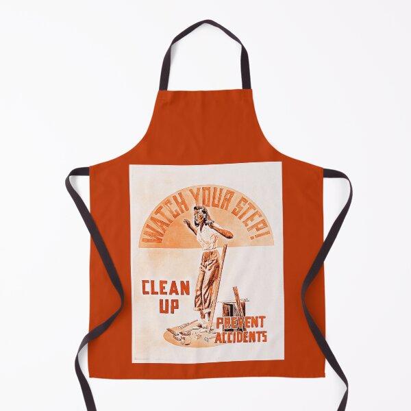 Item preview, Watch Your Step! Clean Up, Prevent Accidents designed and sold by RocketshipRetro.