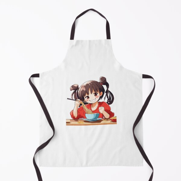 Item preview, Girl Eating Spaghetti Cute Kawaii Girl Eating spaghetti Cute Anime Girl Eating Spaghetti designed and sold by MatthewViews.