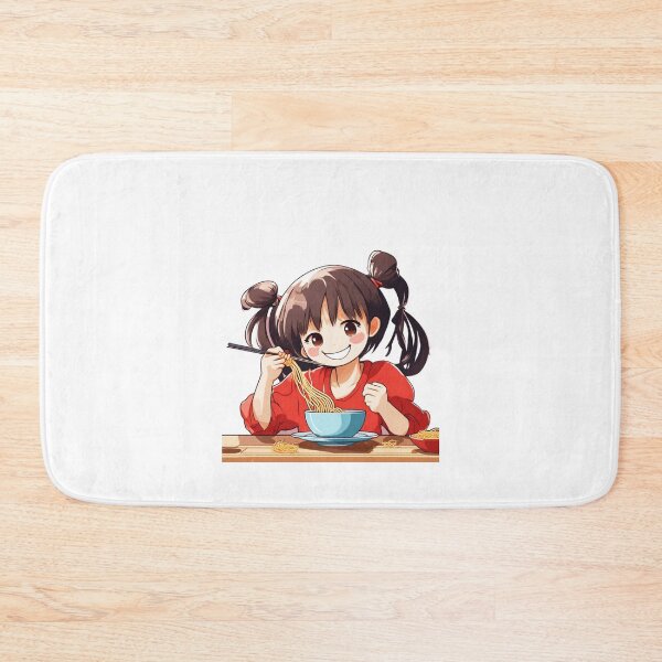 Item preview, Girl Eating Spaghetti Cute Kawaii Girl Eating spaghetti Cute Anime Girl Eating Spaghetti  designed and sold by MatthewViews.
