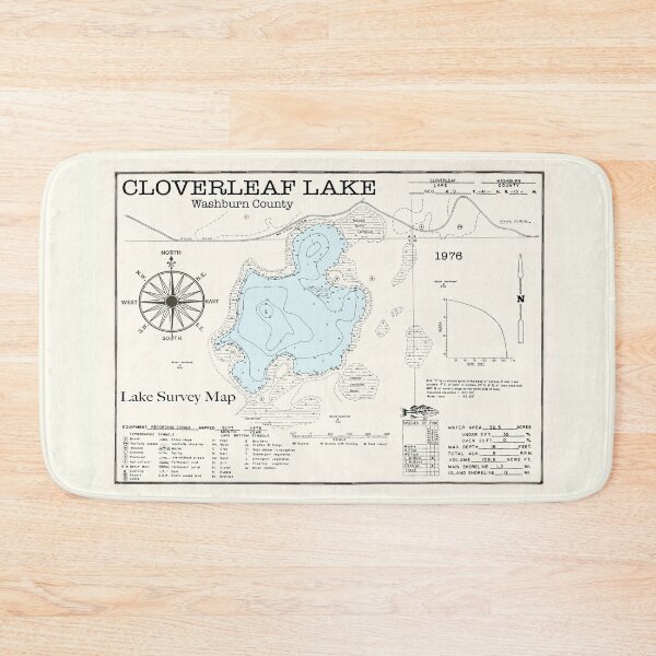 Item preview, Cloverleaf Lake WI Washburn County designed and sold by Jean Plout.